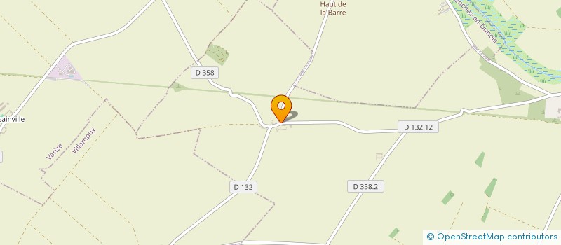 localisation de l'entreprise LA CROIX ROUSSEAU à PERONVILLE