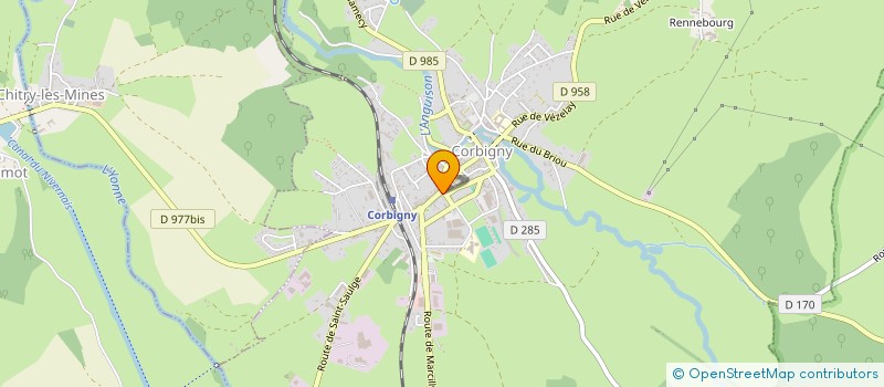 localisation de l'entreprise LA CROIX SAINT GERVAIS à CORBIGNY