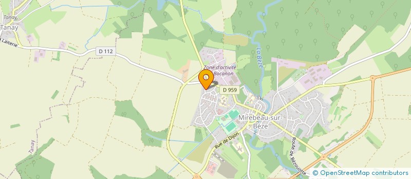 localisation de l'entreprise LA CROIX SAINT LAURENT  BEIRE-LE-CHATEL