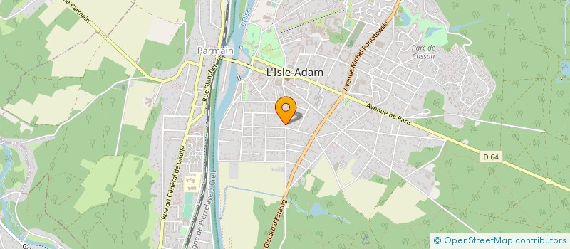 localisation de l'entreprise LA CROIX ST ANTOINE à ISLE ADAM