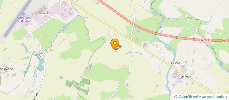 localisation de l'entreprise LA CROIX VERTE à LE PIN