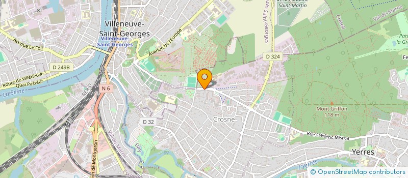 localisation de l'entreprise LA CRONOISE  CROSNE