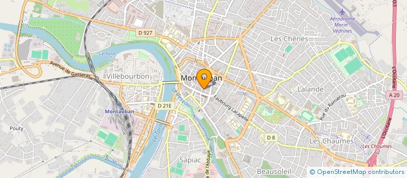 localisation de l'entreprise LA CROQUANTINE à MONTAUBAN