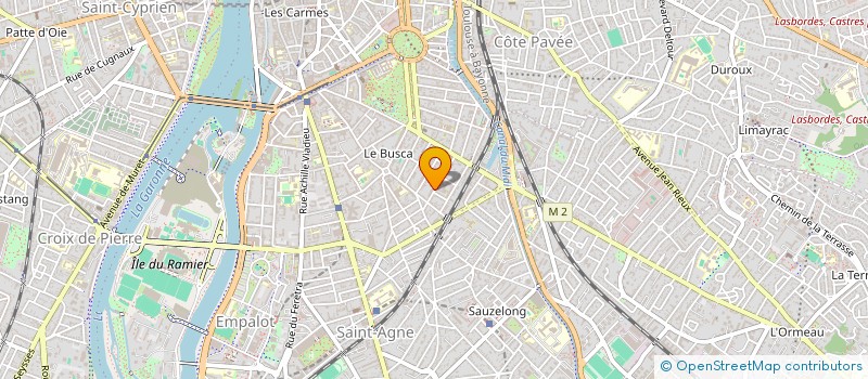 localisation de l'entreprise LA CROQUETERIA à TOULOUSE