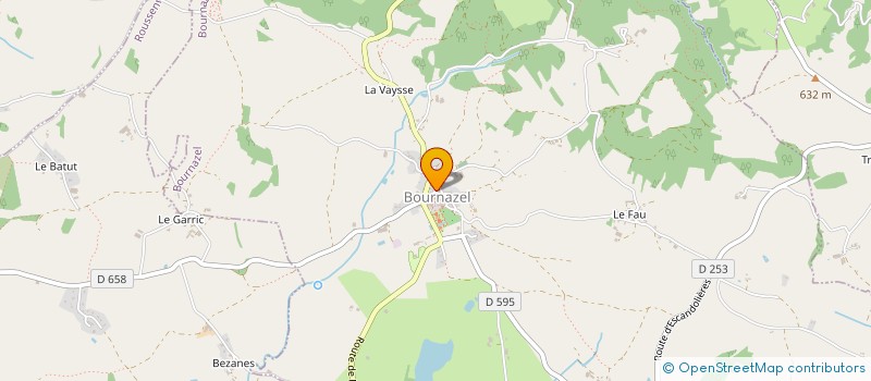 localisation de l'entreprise LA CROSTADA  BOURNAZEL