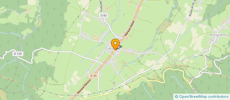 localisation de l'entreprise LA CROUSTILLETTE à CIEUTAT