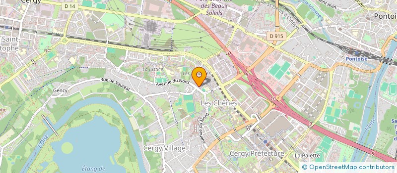 localisation de l'entreprise LA CROUTE DE PAIN  CERGY