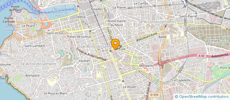 localisation de l'entreprise LA CROUTE DOREE à MARSEILLE