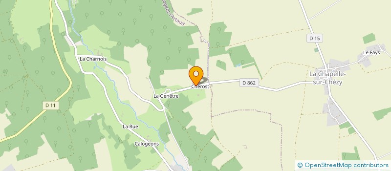 localisation de l'entreprise LA CRUCHE DE SAREPTA à CROUTTES-SUR-MARNE