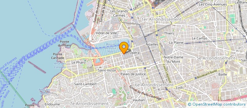 localisation de l'entreprise LA CRUST CONNECTION  MARSEILLE