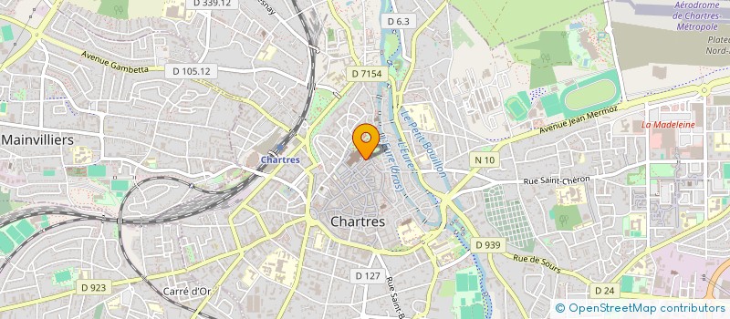 localisation de l'entreprise LA CRYPTE à CHARTRES