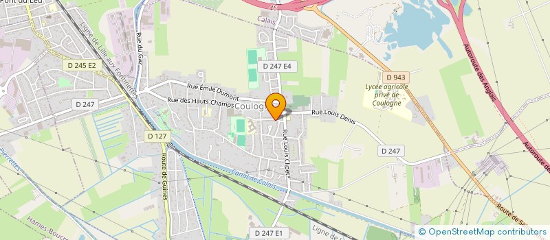 localisation de l'entreprise LA CRYPTE  COULOGNE