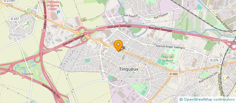 localisation de l'entreprise LA CRYPTE DE NEODELAS à TINQUEUX