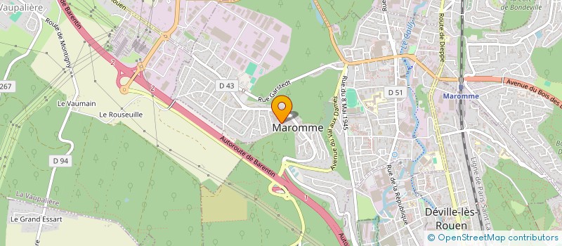 localisation de l'entreprise LA CRYPTE DU DRAGON  MAROMME