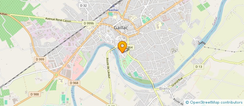 localisation de l'entreprise LA CRYPTE TATTOO  GAILLAC