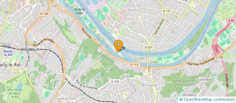 localisation de l'entreprise LA CUCINA BIO PARIS SARL à BOUGIVAL