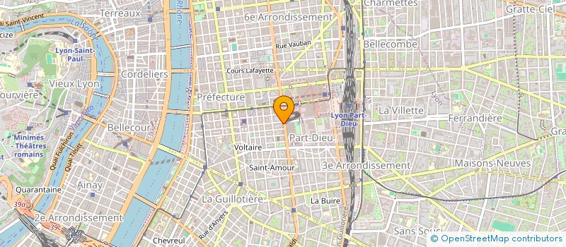 localisation de l'entreprise LA CUCINETTA  LYON