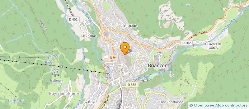 localisation de l'entreprise LA CUCUMELLE à BRIANCON