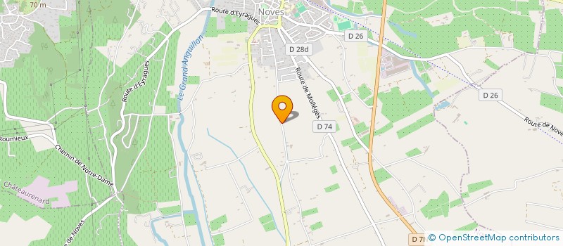 localisation de l'entreprise LA CUEILLETTE BIO à NOVES