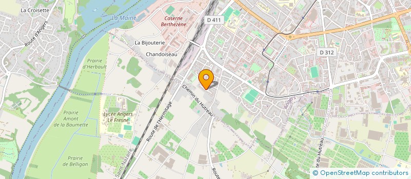 localisation de l'entreprise LA CUEILLETTE DU CLOS FREMUR à ANGERS