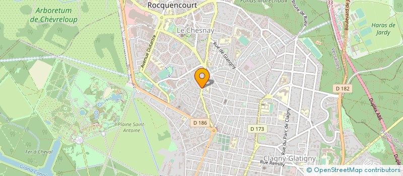 localisation de l'entreprise LA CUILLER EN BOIS à LE CHESNAY-ROCQUENCOURT