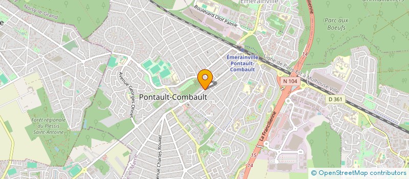 localisation de l'entreprise LA CUISINE à PONTAULT-COMBAULT