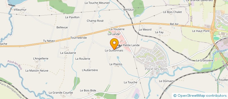 localisation de l'entreprise LA CUISINE  POCE-LES-BOIS