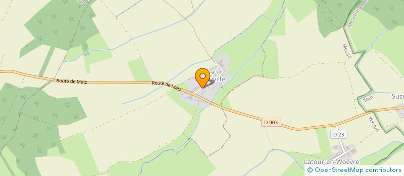 localisation de l'entreprise LA CUISINE D'ARTHUR  JARNY