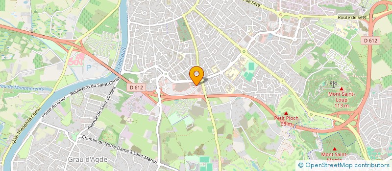 localisation de l'entreprise LA CUISINE D EDGARS à AGDE
