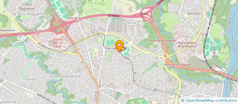 localisation de l'entreprise LA CUISINE DE DJOUBIBI à NANTES