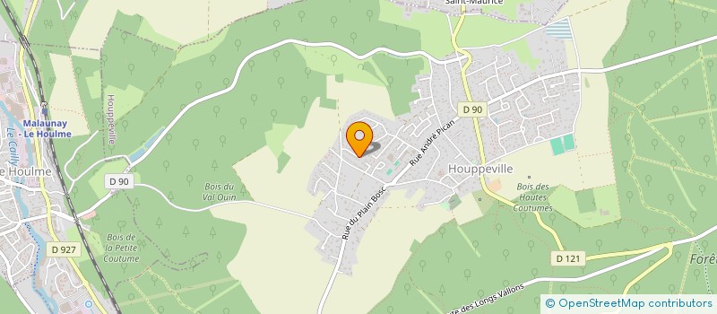 localisation de l'entreprise LA CUISINE DE JEANINE  ETOUTTEVILLE