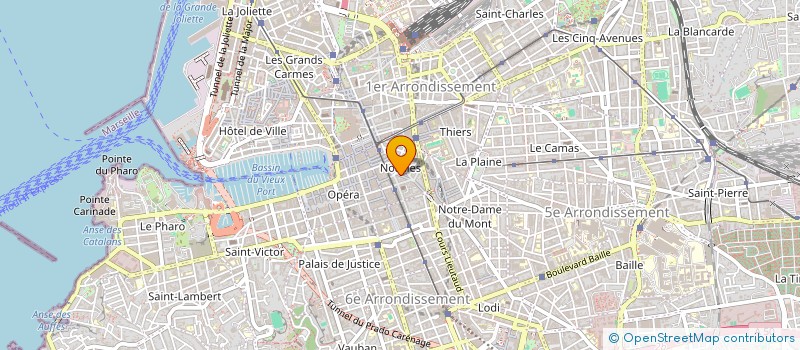 localisation de l'entreprise LA CUISINE DE L'ARC à MARSEILLE