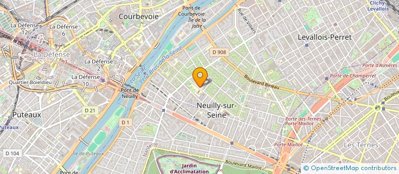 localisation de l'entreprise LA CUISINE DE MICHELA à NEUILLY-SUR-SEINE