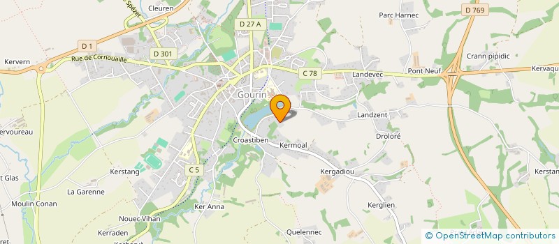 localisation de l'entreprise LA CUISINE DE SEB  GOURIN