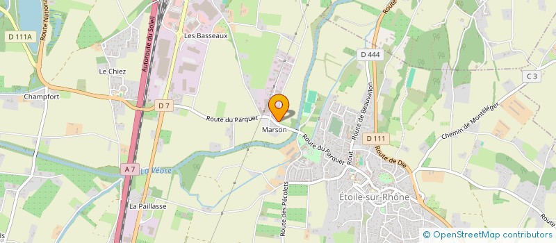 localisation de l'entreprise LA CUISINE DES CHARRONS à ETOILE-SUR-RHONE