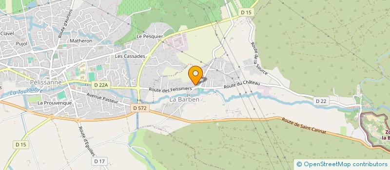 localisation de l'entreprise LA CUISINE DES HOMMES  LA BARBEN