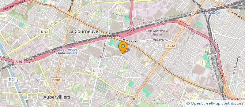 localisation de l'entreprise LA CUISINE DU BOULANGER à LA COURNEUVE