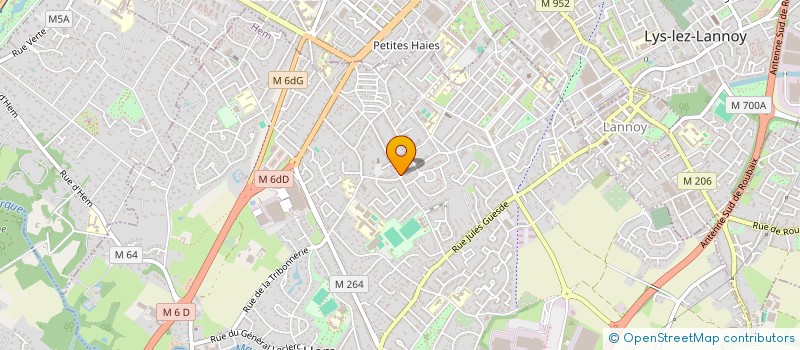 localisation de l'entreprise LA CUISINE DU JARDIN  HEM