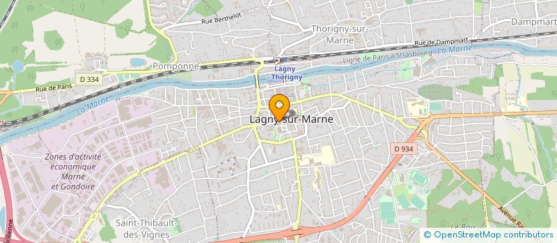 localisation de l'entreprise LA CUISINE DU MARCHE  LAGNY-SUR-MARNE
