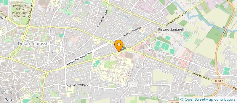 localisation de l'entreprise LA CUISINE DU MONDE à PAU