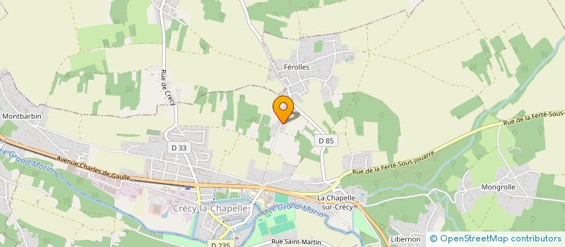 localisation de l'entreprise LA CUISINE DU SON  CRECY-LA-CHAPELLE