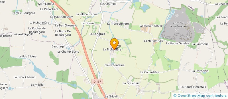 localisation de l'entreprise LA CUISINE EN CHANTIER à VIGNOC