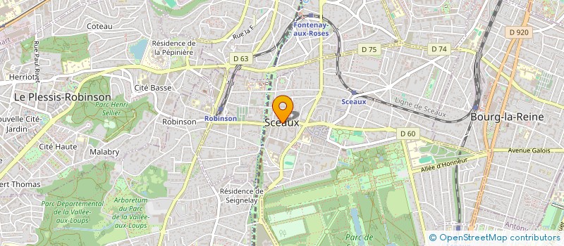 localisation de l'entreprise LA CUISINE MONTROUGE - SCEAUX à SCEAUX