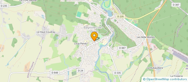 localisation de l'entreprise LA CUISINE SE MET EN 4 à BAGNOLES-DE-L'ORNE-NORMANDIE