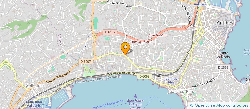 localisation de l'entreprise LA CUISINERAIE à ANTIBES