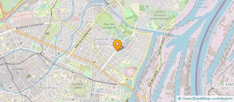 localisation de l'entreprise LA CUISINERIE à STRASBOURG