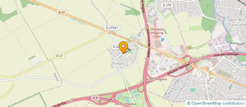 localisation de l'entreprise LA CUISINERIE SA à THILLOIS