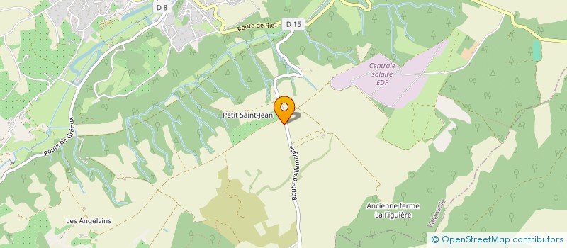 localisation de l'entreprise LA CUISINIERE à VALENSOLE