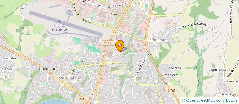 localisation de l'entreprise LA CUISSON à LANNION