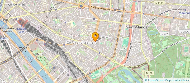 localisation de l'entreprise LA CULOTTE PRODUCTIONS (LA CULOTTE PROD)  PARIS